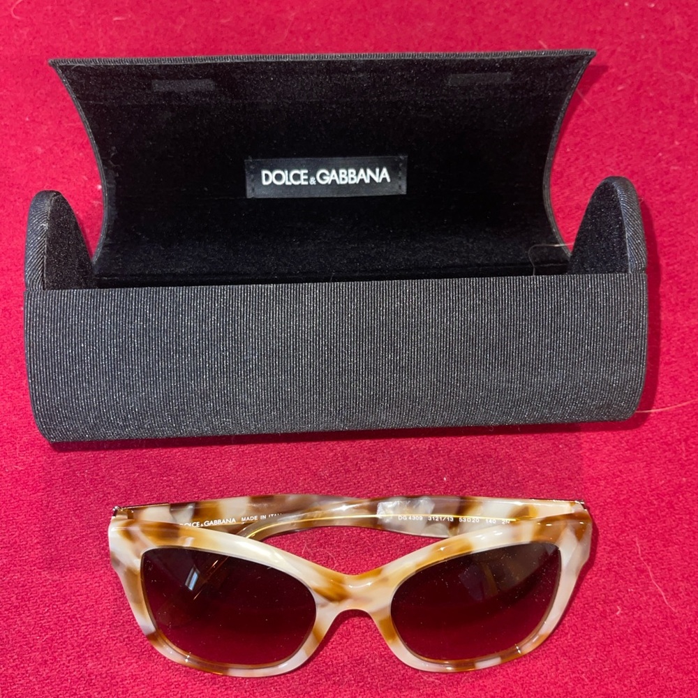 Dolce & Gabbana Brown Gradient Sunglasses